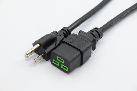 CER-schwarzer ASIC-Bergmann Components, 1,5 Meter M21s Antminer Netzanschlusskabel-