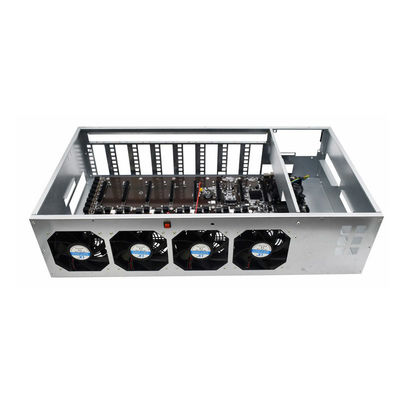CER 4GB DDR3 multi Gpu Bergbau Rig Machine, Aluminiumbergbauanlage ETH