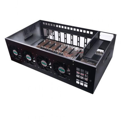 EtHash 4 - 12 GPU-Bergmann Rig Case 750W für Grafikkarte Rtx Gtx