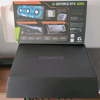 Drei SPIEL OC 12G GDDR6 Fan-grafisches Videokarte-NVIDIA Gigabytes RTX 3060